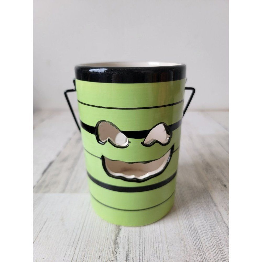 Tii collections Halloween monster tea‎ light holder Green Home Decor